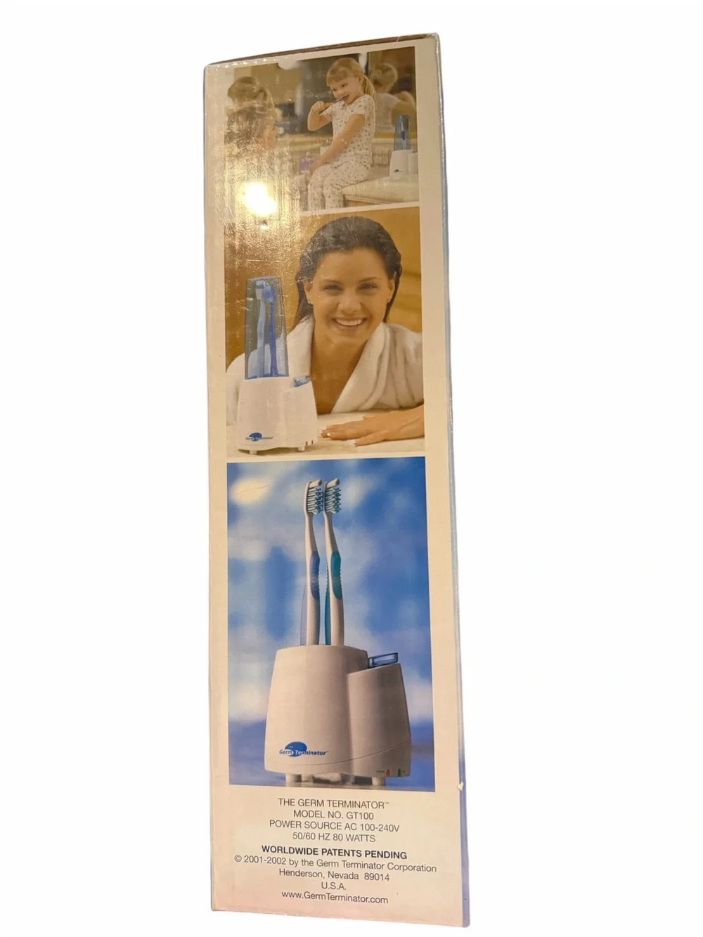 Toothbrush Sanitizer - White/Blue